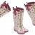 heart patterned wellies