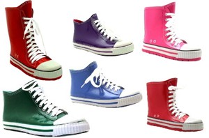 dinger boots baseball converse style wellies